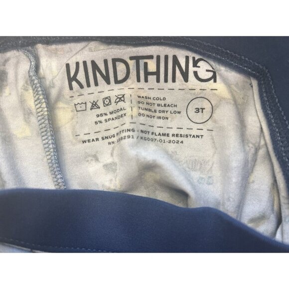 Wildwoven Kindthing Raining Cats & Dogs Pajama Set Size 3T Tencel Soft Unisex - Picture 7 of 10